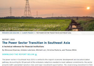 The Power Sector Transition in Southeast Asia