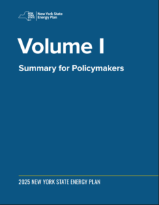 2025 New York State Energy Plan: Summary for Policymakers