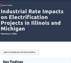 Industrial Rate Impacts on Electrification Projects in Illinois and Michigan